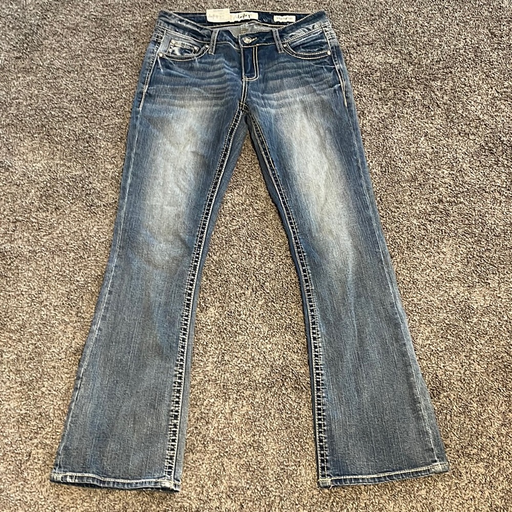 Womens Daytrip Mid-rise Virgo Bootcut Jeans, size 26